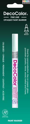 Marvy DecoColor Opaque Fine Paint Markers Fine Line Black