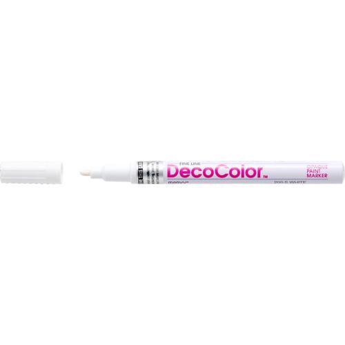 Marvy DecoColor Opaque Fine Paint Markers Fine Line Black