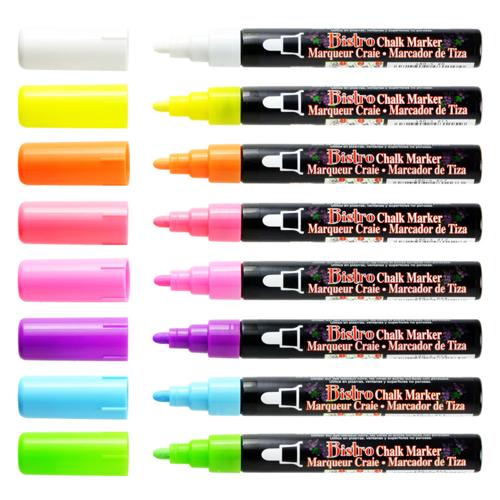Marvy Bistro Bullet Chalk Markers Bullet Fluorescent Green