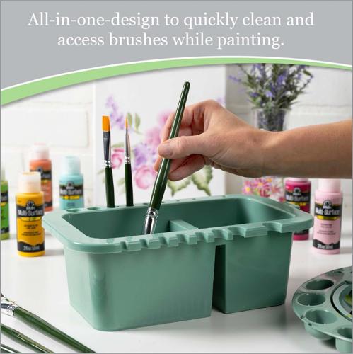 Folk Art One Stroke Painting Accessories Brush Basin