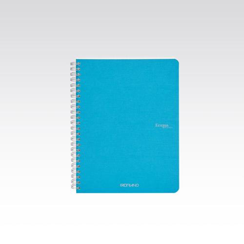 Fabriano Ecoqua Original Spiral 90gsm Blank A5 Turquoise 70 Sheets