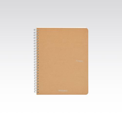 Fabriano Ecoqua Original Spiral 90gsm Lined A5 Brown 70 Sheets