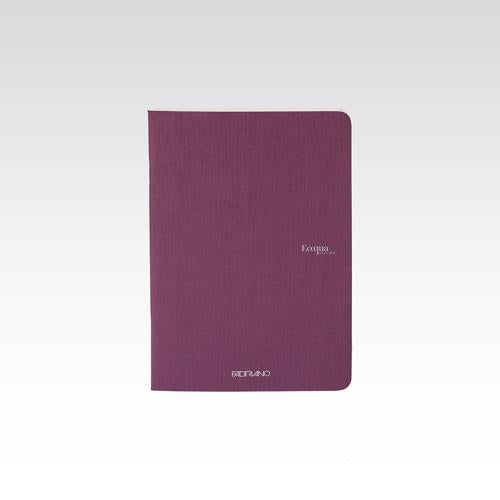 Fabriano Ecoqua Original Stapled 90gsm Blank A5 Wine 40 Sheets