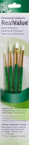 Princeton Real Value Sets - White Taklon 9174 SH Set 5