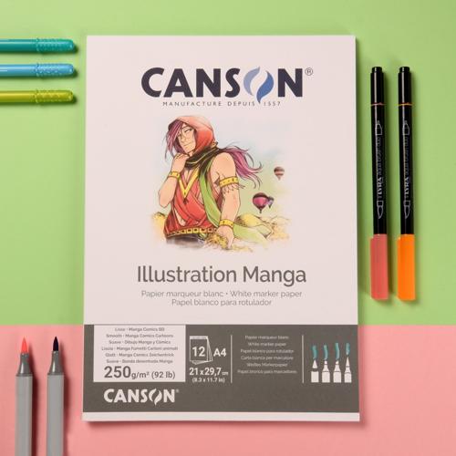 Canson Illustration Manga Pads 250gsm A3 12 Sht