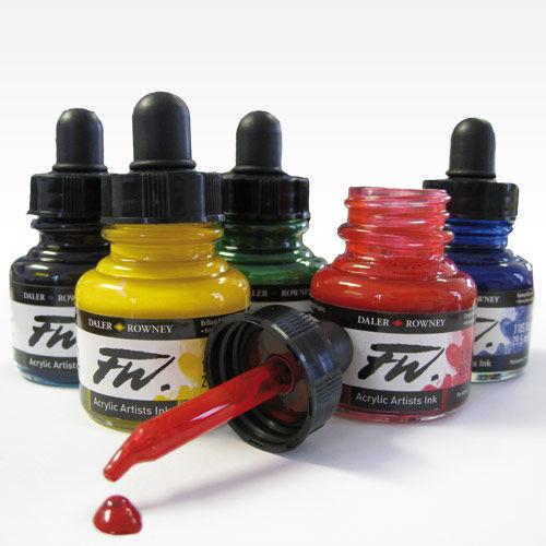 Daler Rowney FW Acrylic Ink 29.5ml Lemon Yellow