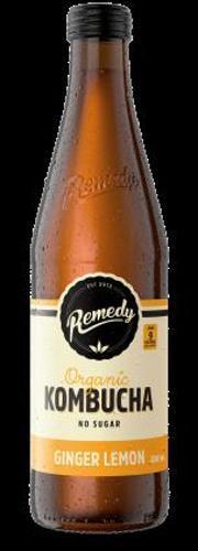 Organic Lemon Ginger Kombucha Remedy 12 x 330ml