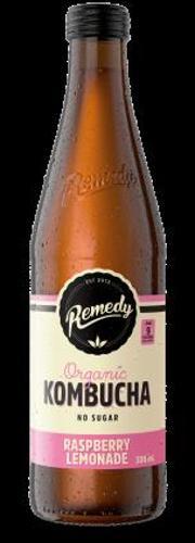 Organic Raspberry Lemonade Kombucha Remedy 12 x 330ml