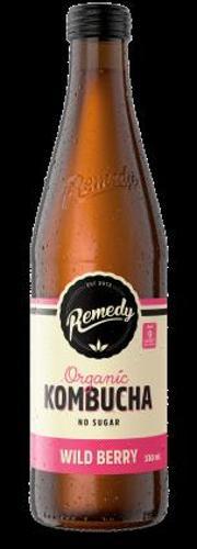 Organic Wild Berry Kombucha Remedy 12 x 330ml
