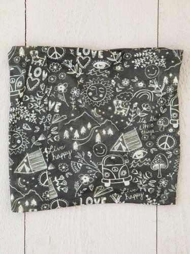 Half Boho Bandeau - Doodle