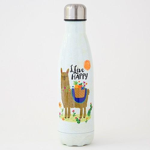 Water Bottle S/S Dble Wall Llama