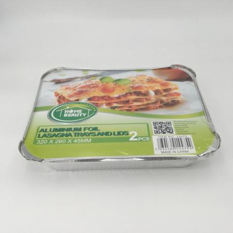 Aluminum foil trays, 320MM, pack of 24; perfect for catering, meal prep, and easy clean-up with eco-friendly design.