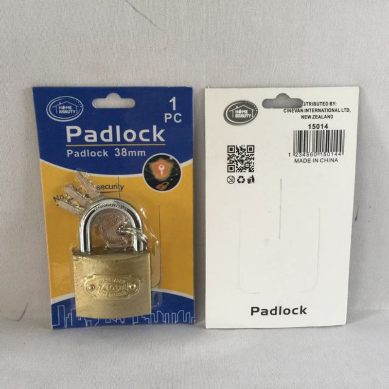 Padlock - 38mm (Set of 6)