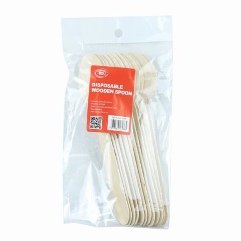Disposable Wooden Spoon (10 Packs)