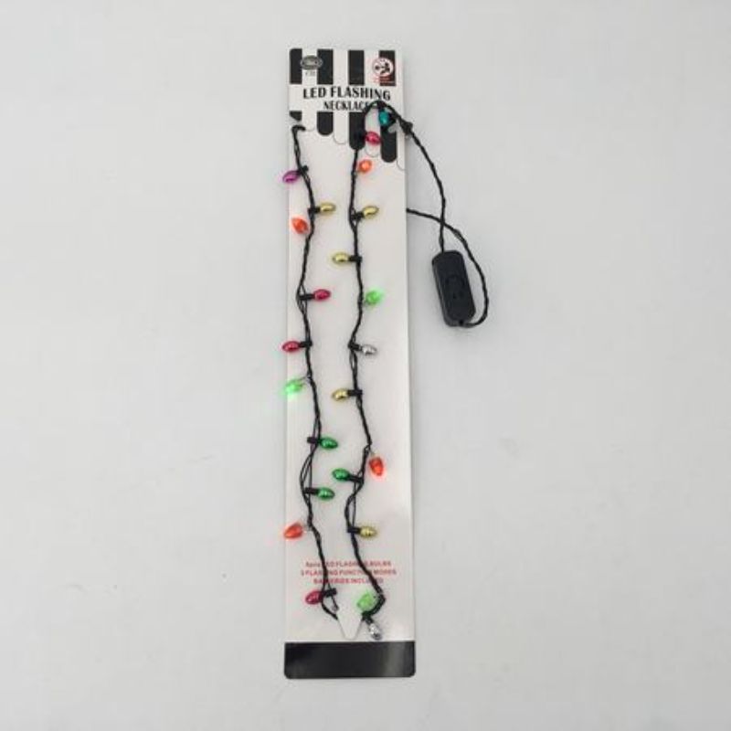 Flashing Lights Necklace (Set of 12)