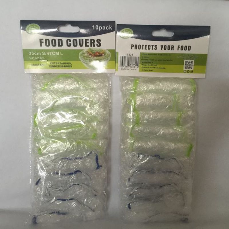Colorful bowl covers (120pcs) in two sizes, keeping food fresh and protected. Perfect for kitchen storage.