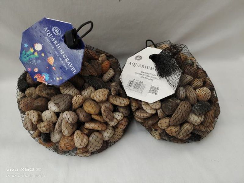 Aquarium Stones - Nature Small 1000g (12 Packs)