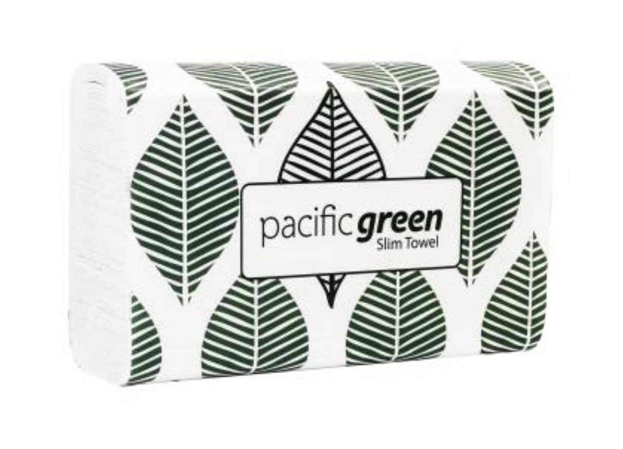 Paper Towel Slim Recycled - Pacific Green (16X250PC)
