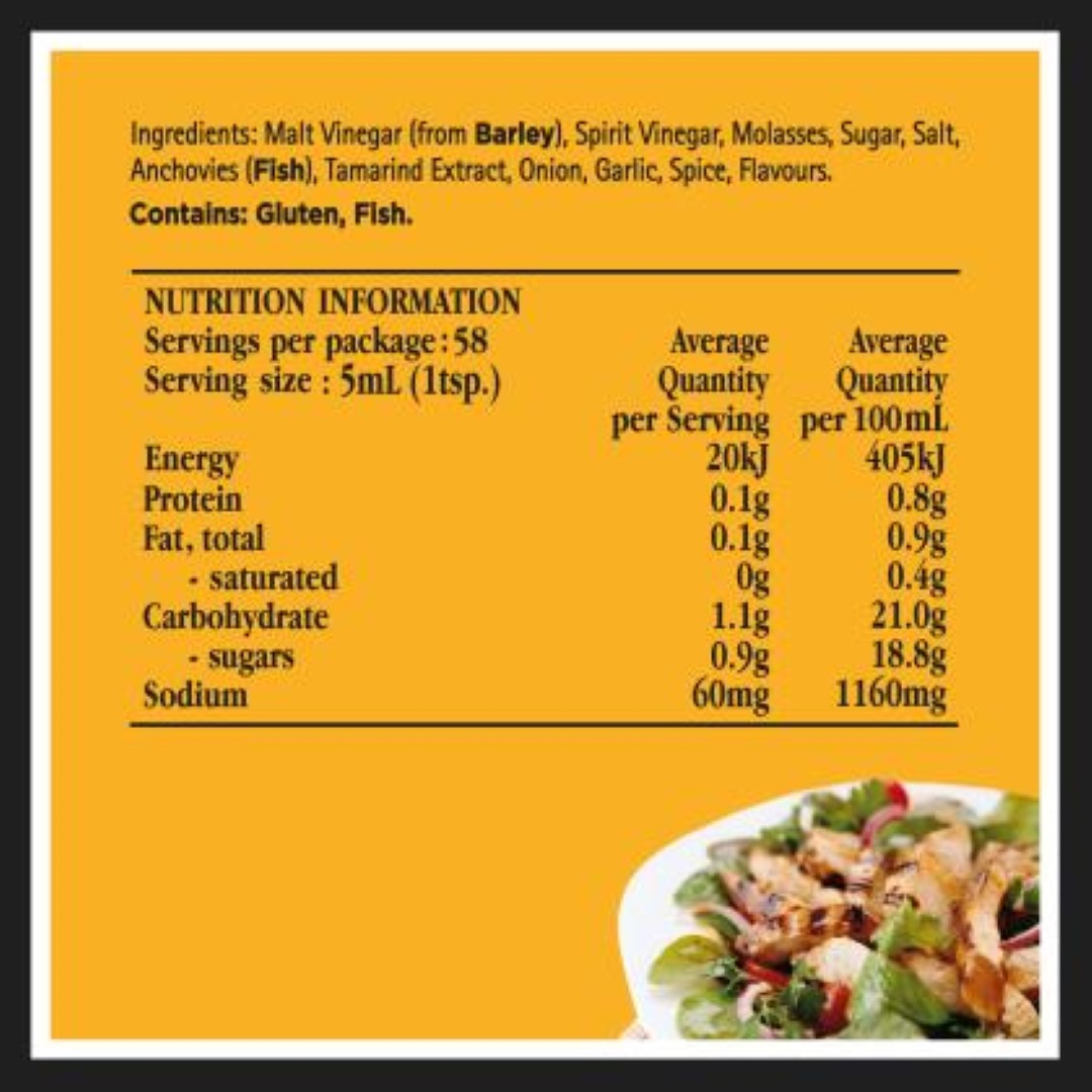 Sauce Worcestershire - Lea & Perrins (290ML)