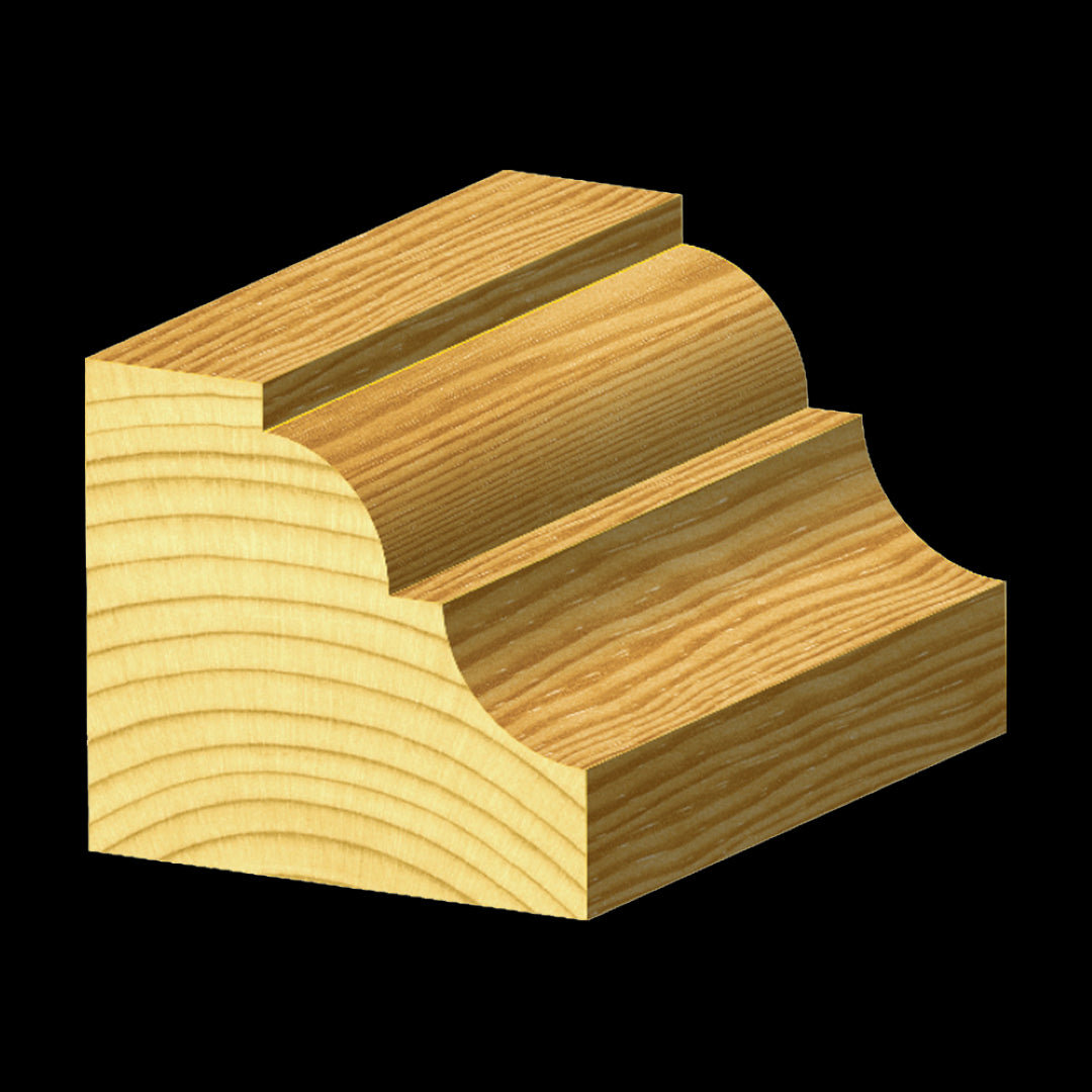 CARBITOOL Classical Bit with Ball Bearing Guide for precision cutting, featuring a 41mm width and 1/2" shank for woodwork.