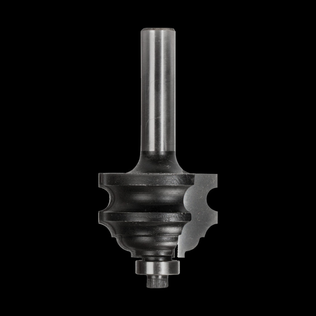 CARBITOOL Classical Combination Bit features a 42mm cutting width, 2 flutes, and ball bearing guide for precise woodworking.