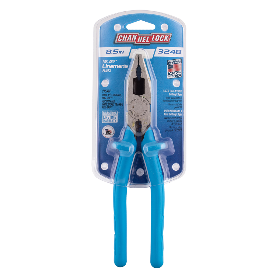 CHANNELLOCK 205mm Insulated Linesman Plier, Posi-Grip
