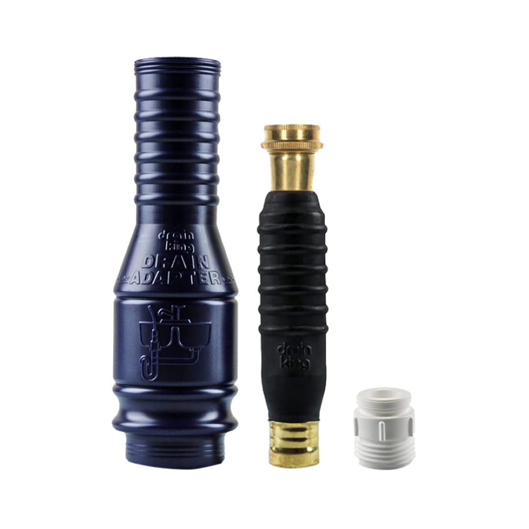 DRAIN KING Water Powered Drain Cleaning Kit (40mm-75mm)