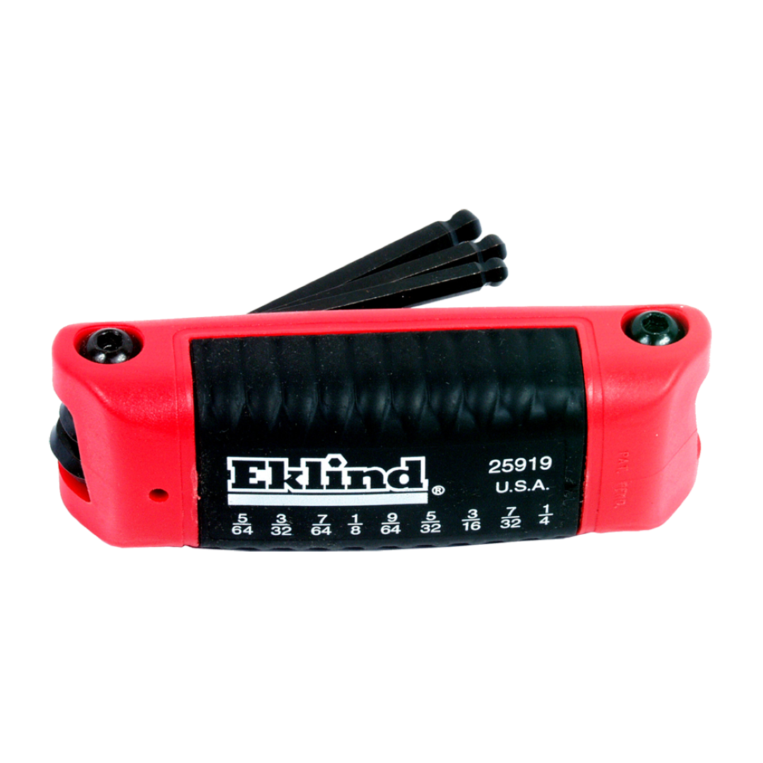 EKLIND Ergo-Fold Ball Key Set (5/64" - 1/4") - 9pc