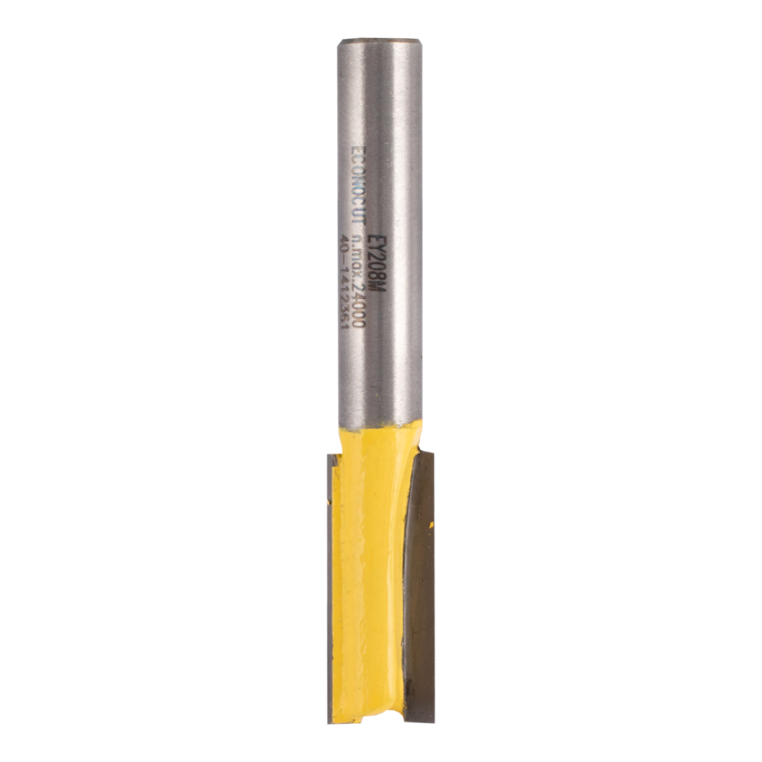 ECONOCUT Straight Bit - 2 Flute - Carbide Tipped (8mm x 20mm)