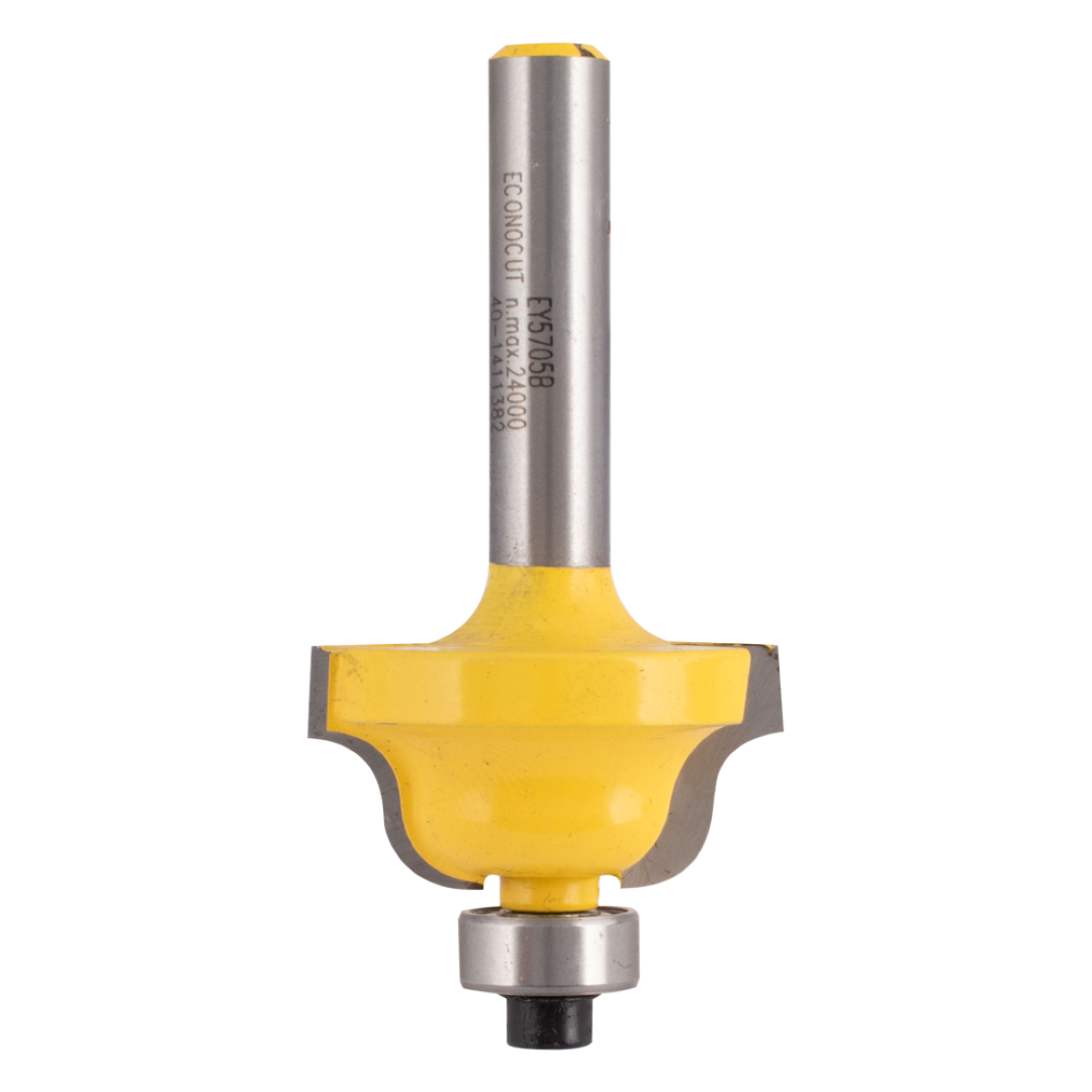 ECONOCUT Roman Ogee Bit with Ball Bearing Guide - 2 Flute - Carbide Tipped (25.5mm x R4mm)