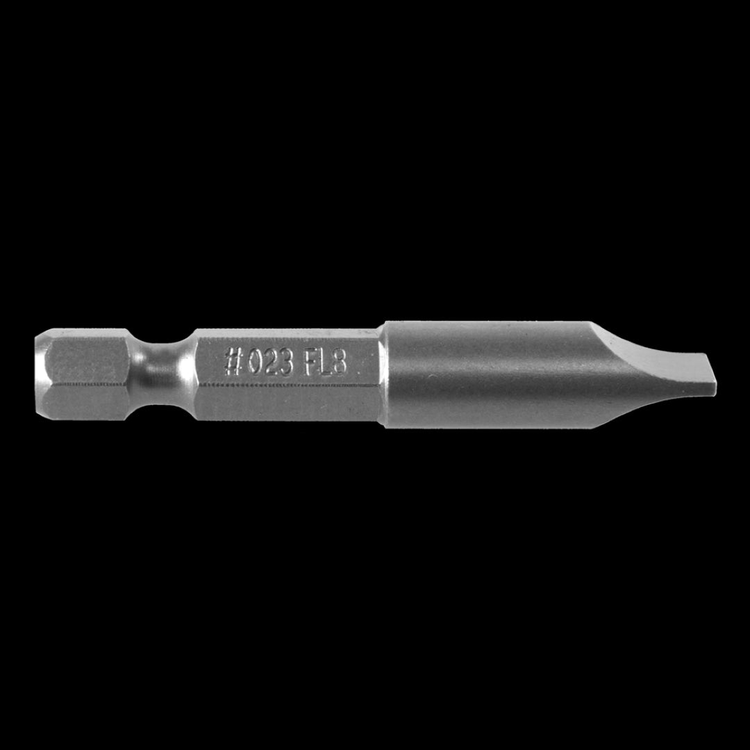 GFB 8mm Slot Bit - 50mm, durable screwdriver bit for precise fastening, ideal for aviation and automotive use.