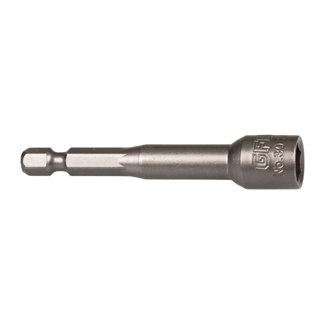 5/16" Magnetic Nutsetter - 65mm, ideal for secure fastening in aviation, automotive, and construction, compatible with power drills.