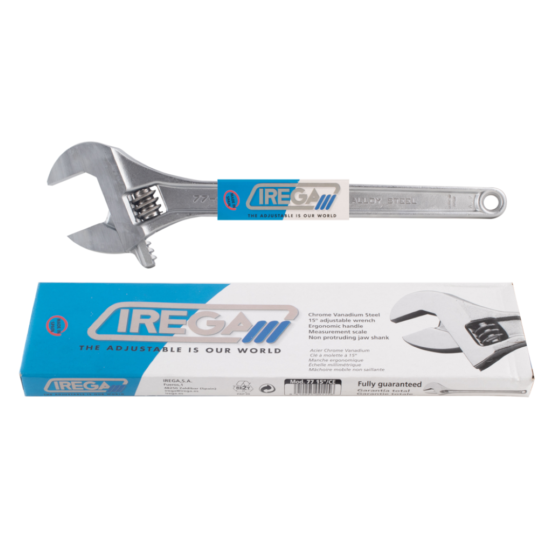 IREGA Adjustable Wrench (375mm x 43mm CAP)