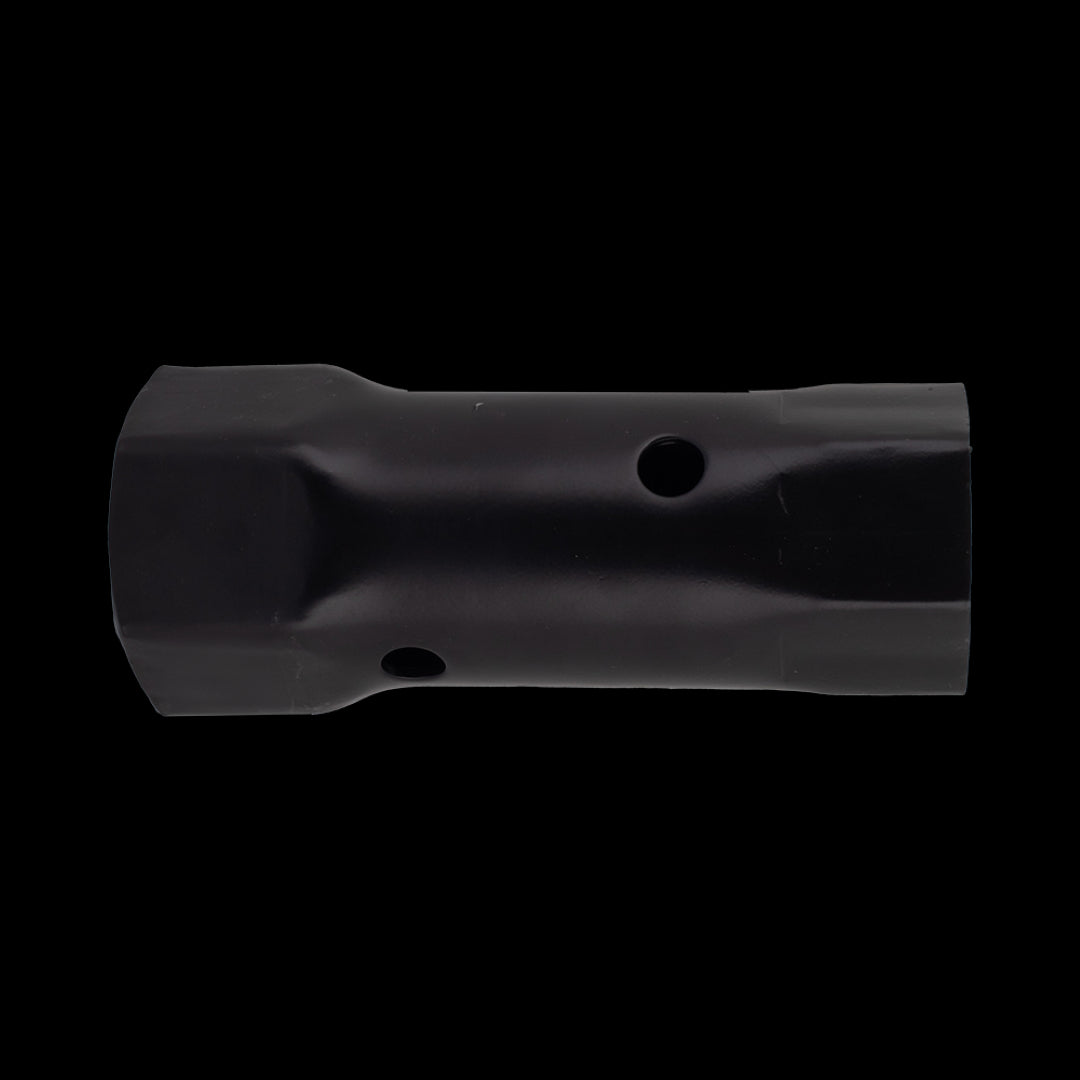 MELCO Whitworth Double Ended Tube Spanner with hexagonal ends, heavy gauge steel, 175mm long for tight automotive and plumbing tasks.