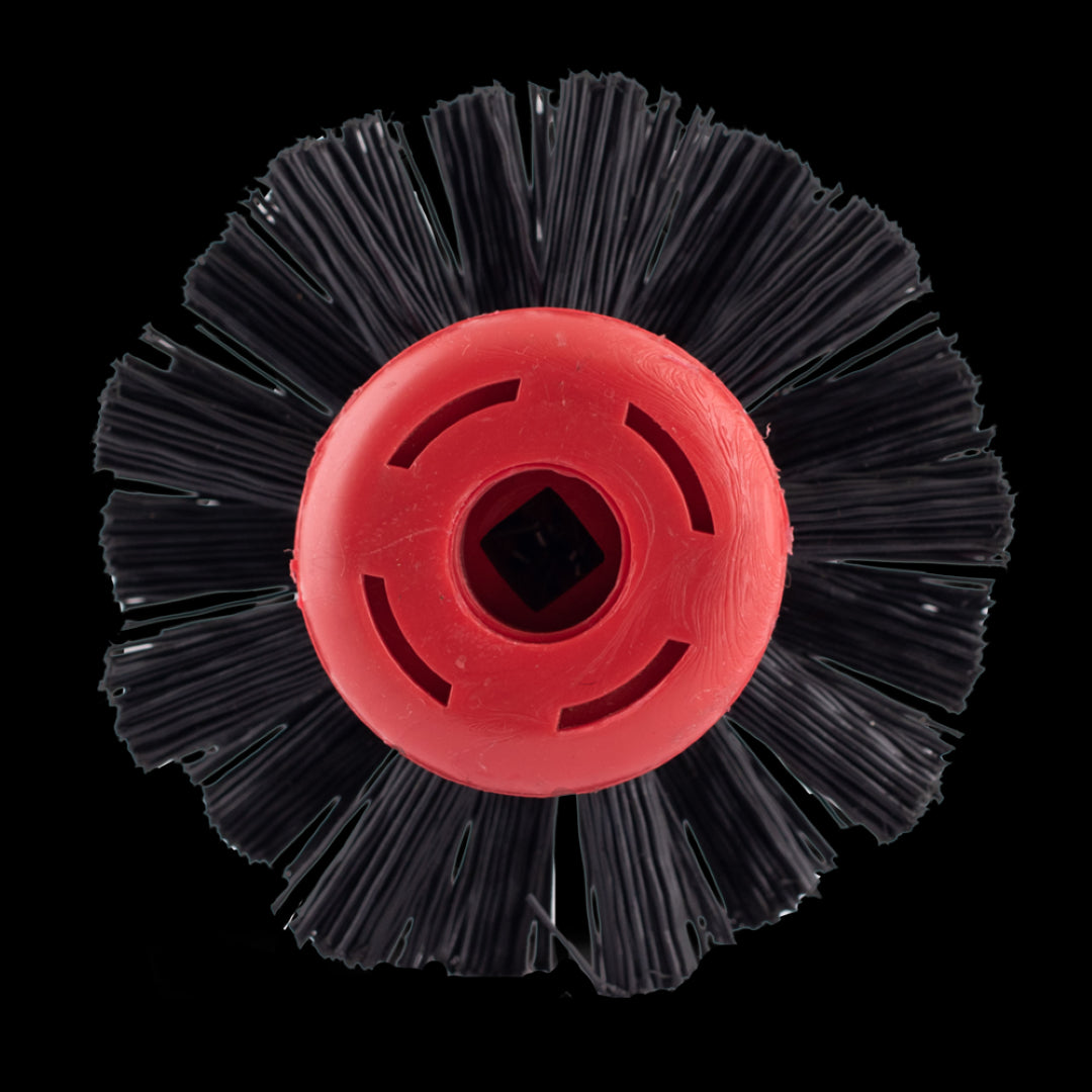 BAILEY 100mm Drain Cleaning Brush with polypropylene bristles, designed for effective drain and chimney cleaning.