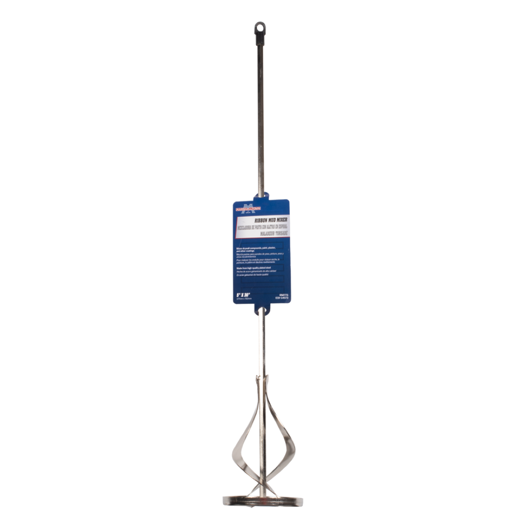 MARSHALLTOWN 762mm Ribbon Design Power Mud Mixer