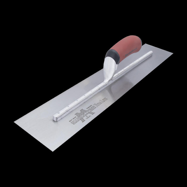 MARSHALLTOWN 450mm x 125mm cement trowel with stainless steel blade and ergonomic handle for smooth concrete finishes.