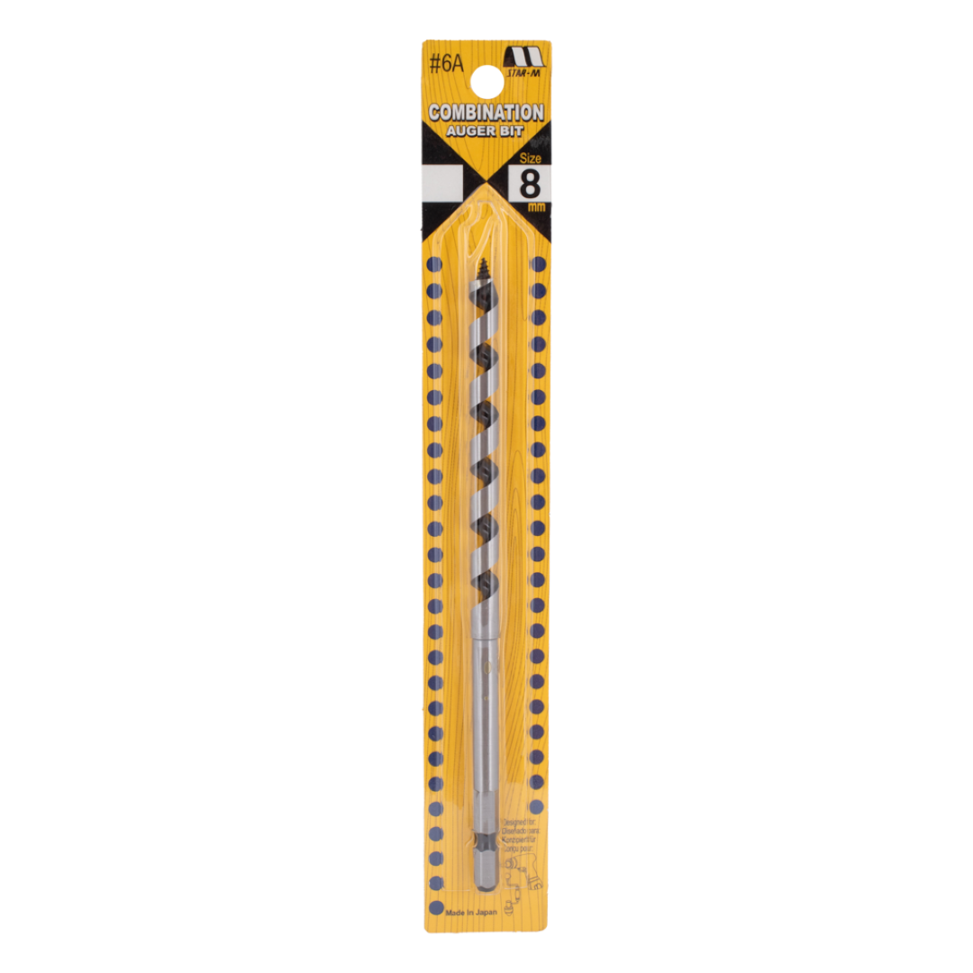 STAR-M Combination Auger Bit (8mm x 170mm)