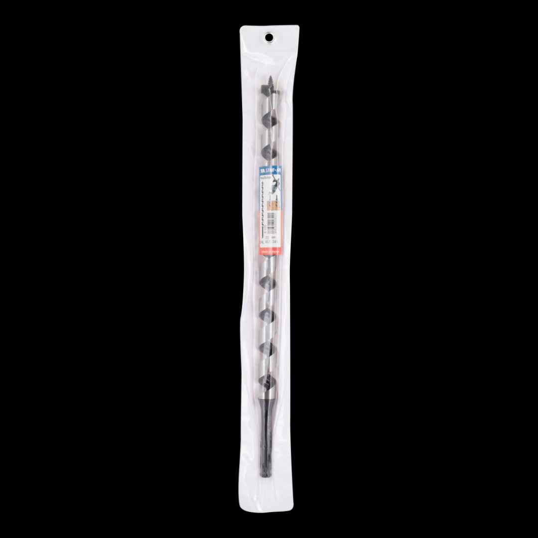 STAR-M Long Nail Biter Ship Auger, 22mm x 457mm, precision cutting edge for efficient wood drilling through nails and staples.