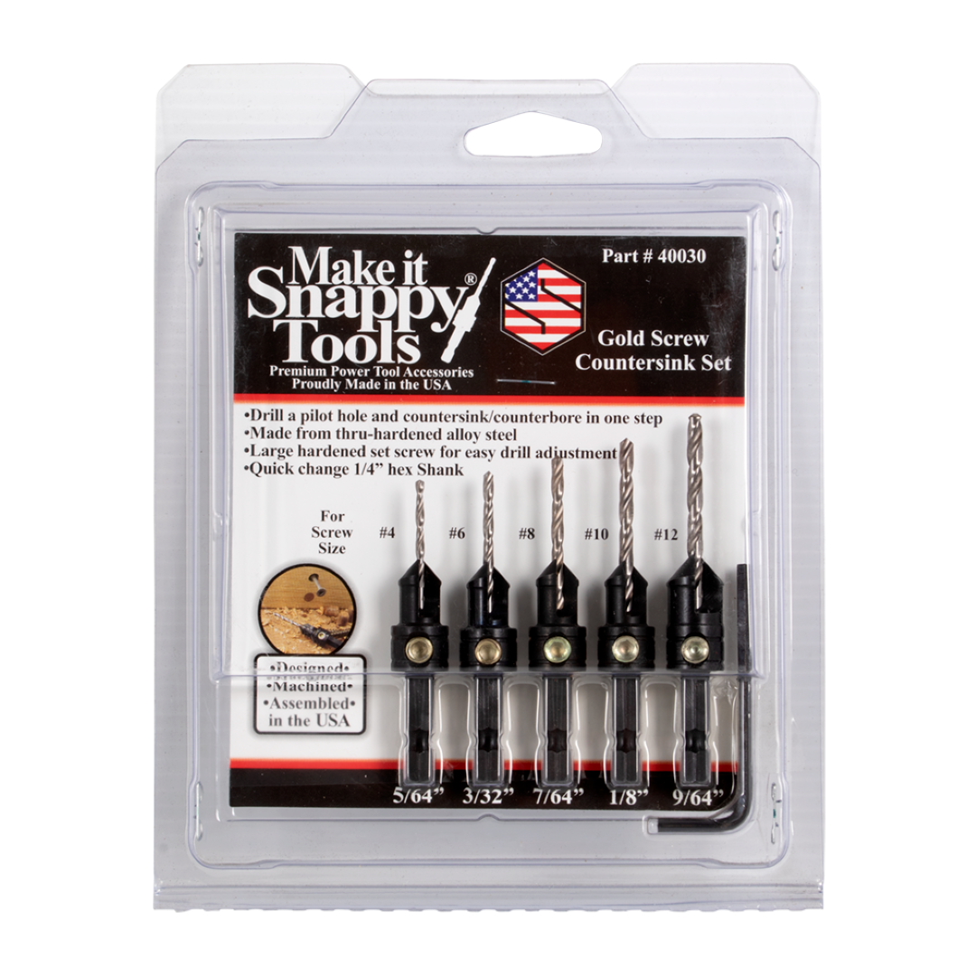 SNAPPY Countersink Set - 5pc