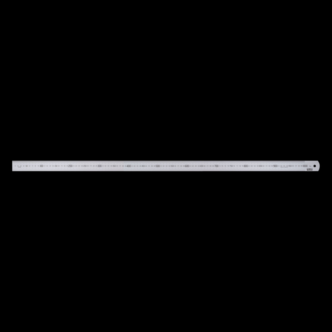 TOLEDO 1000mm Stainless Steel Rule featuring double-sided metric and imperial measurements, durable design and precise markings.
