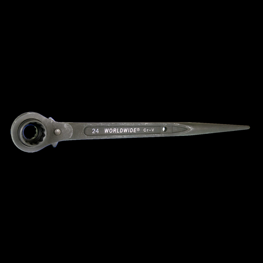 TOOLWARE 360mm Spud Ratchet Wrench with ergonomic grip, perfect for heavy-duty tightening in tight spaces.