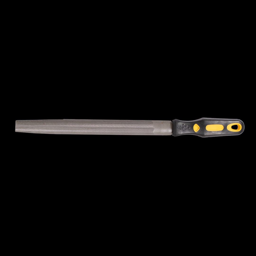STANWAY 250mm Half Round Bastard Cut File: versatile tool for precise shaping of flat, convex, and concave surfaces.