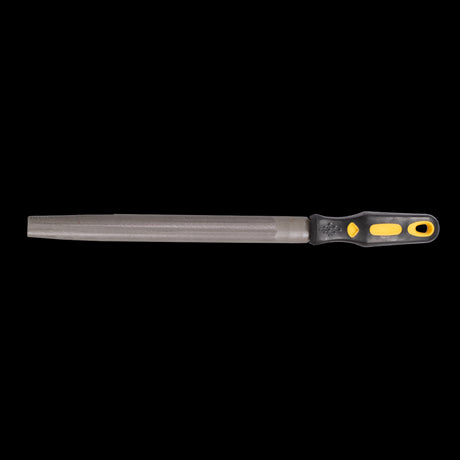 STANWAY 250mm Half Round Bastard Cut File: versatile tool for precise shaping of flat, convex, and concave surfaces.