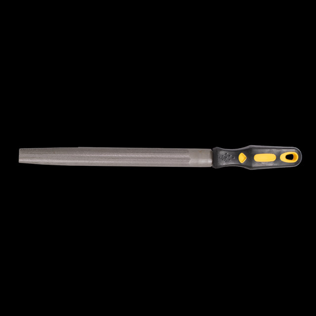 STANWAY 250mm Half Round Bastard Cut File: versatile tool for precise shaping of flat, convex, and concave surfaces.