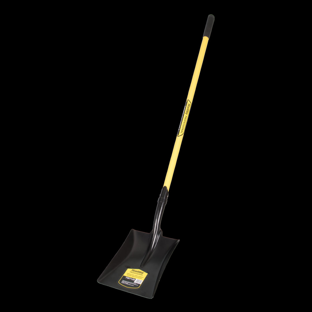 STANWAY Square Mouth Shovel with Long Fibreglass Handle