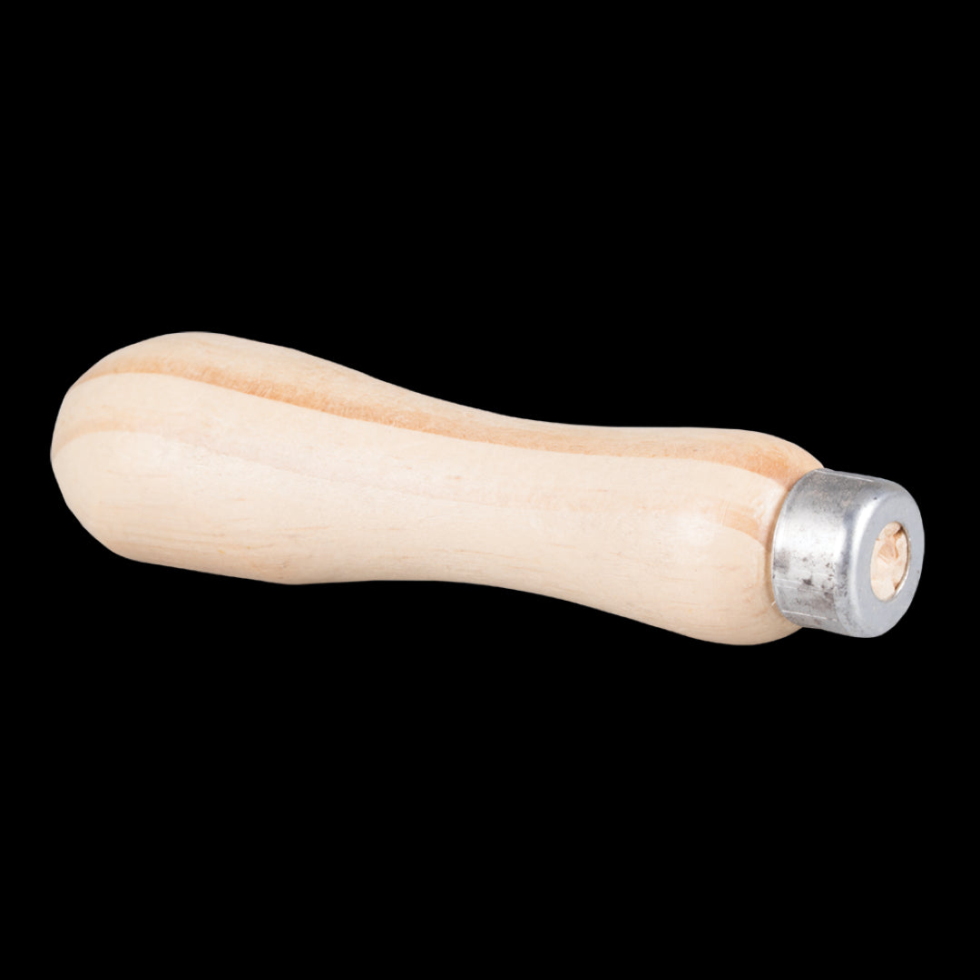STANWAY 125mm Wood File Handle made from durable hardwood with an ergonomic design for optimal grip and comfort during use.