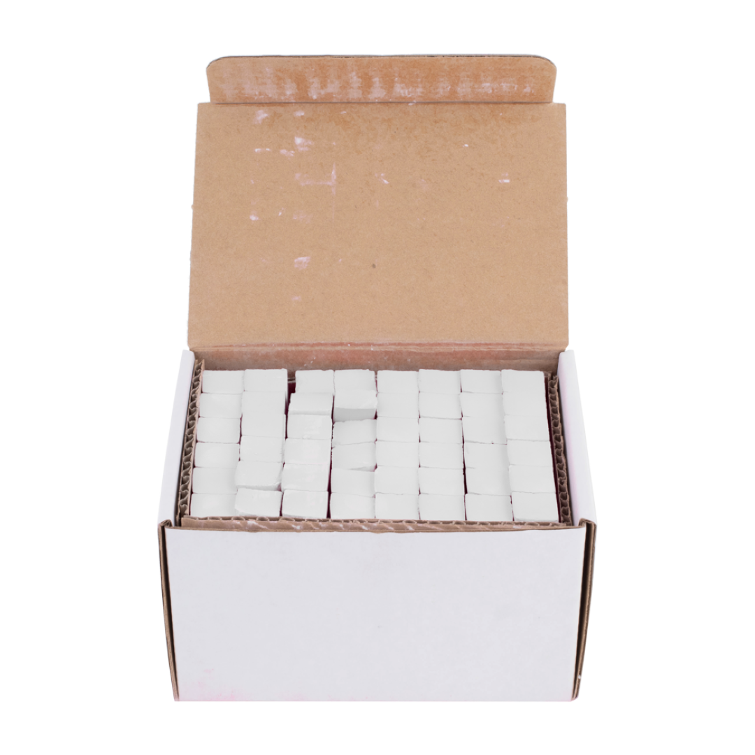 VINCO 48pc White Square Chalksticks