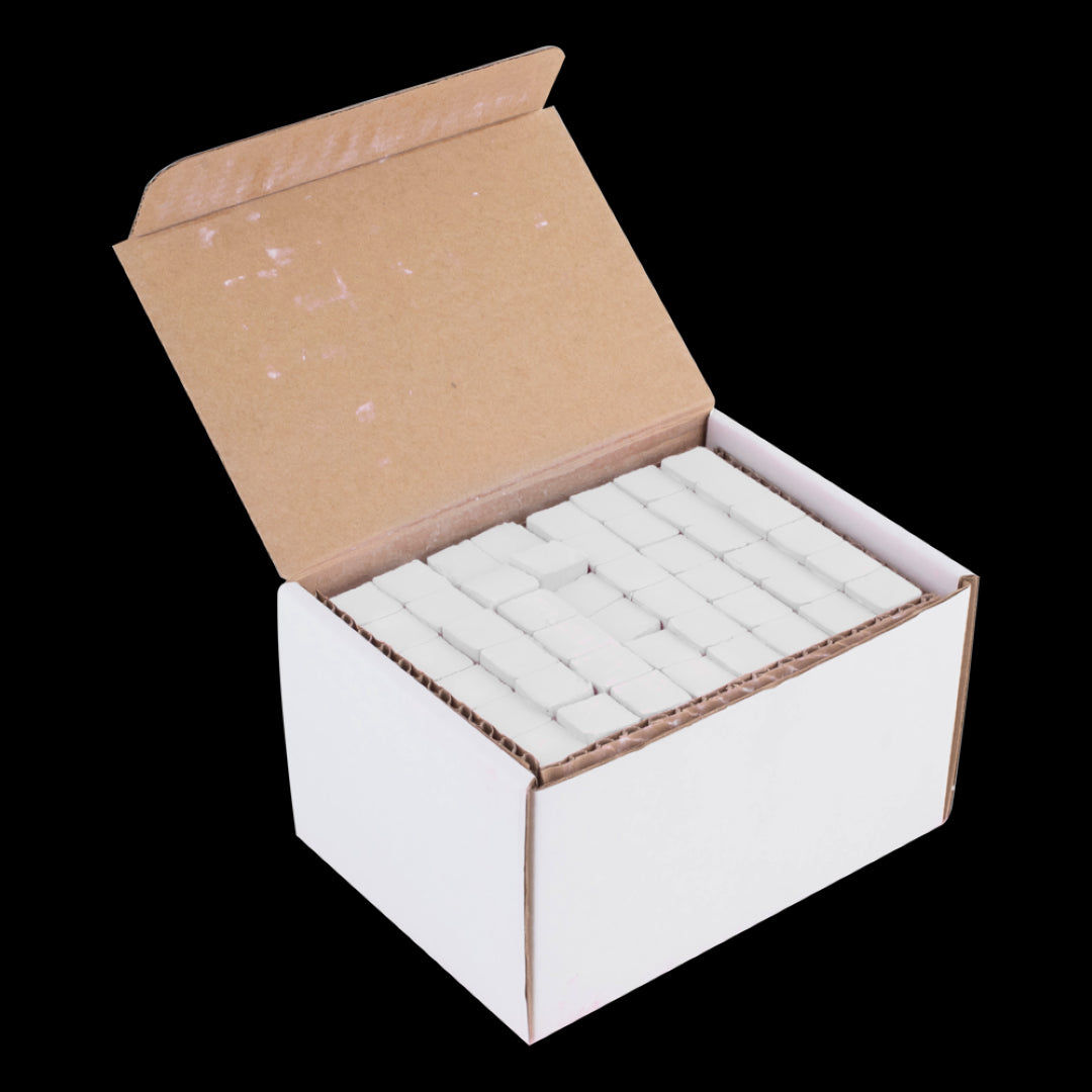 VINCO 48pc White Square Chalksticks