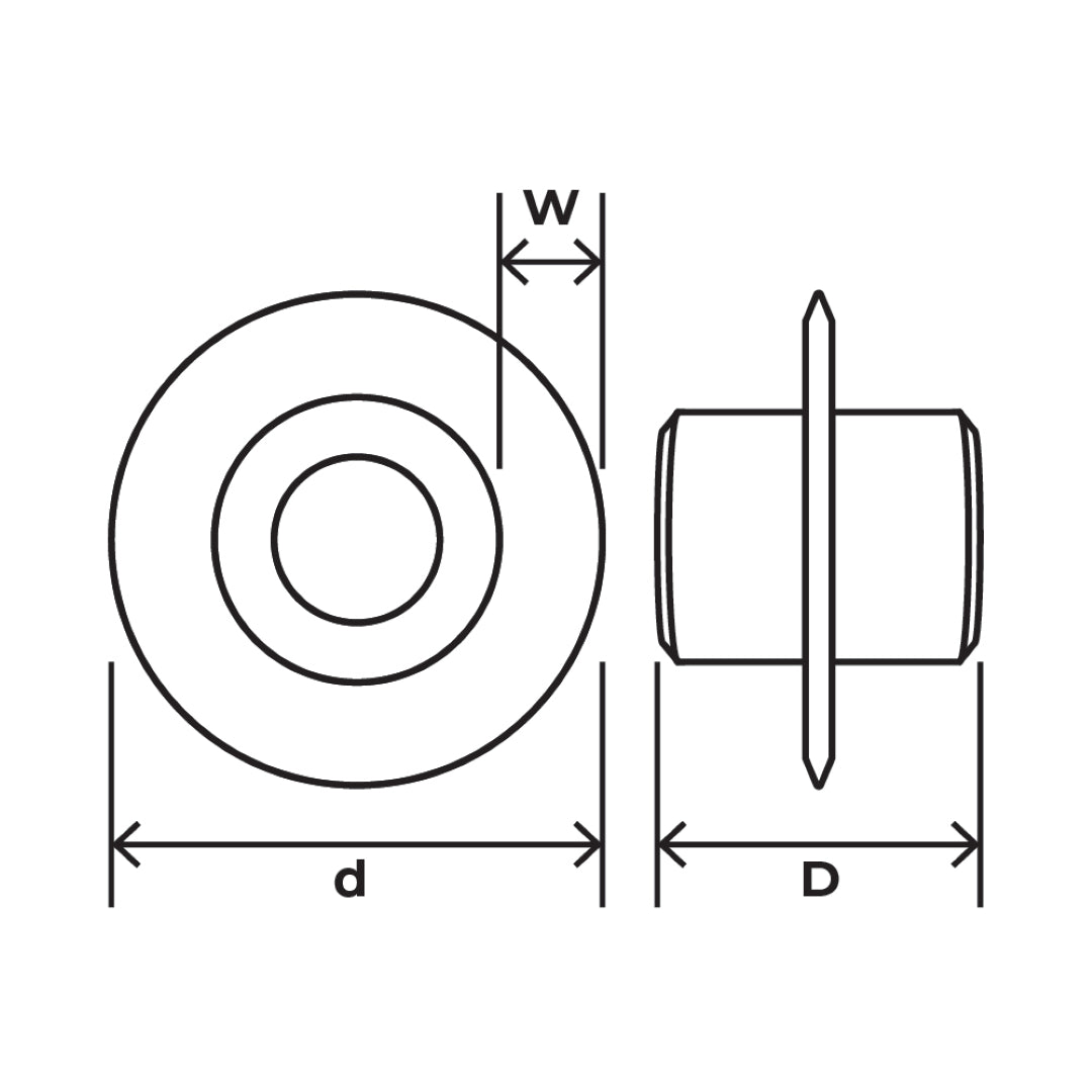 ZENTEN Cutting Wheel for Steel Pipes (31mm x 19mm)